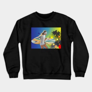 Surfer Girl Crewneck Sweatshirt